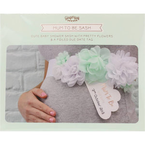 Hello World Mom-to-be sash