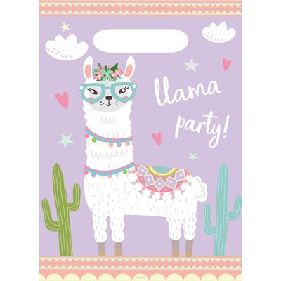 Llama party bags