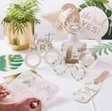 Almost Mrs photo booth props