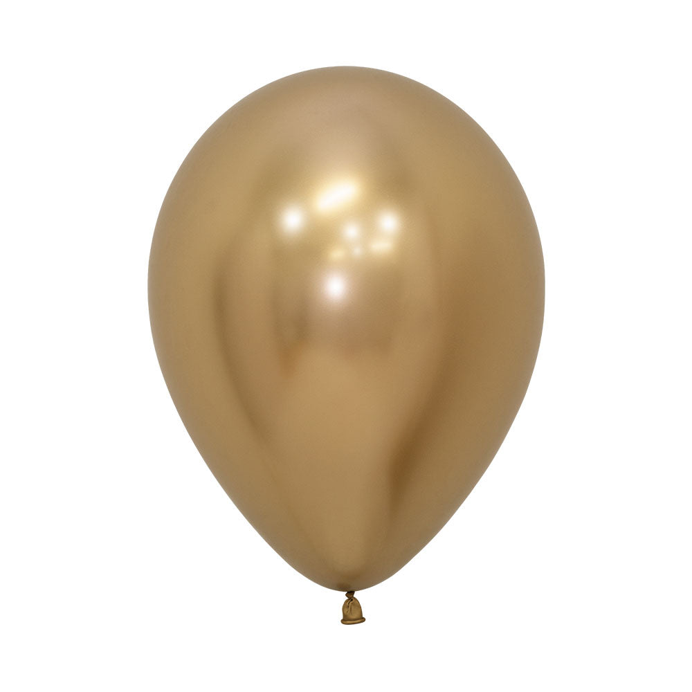 Reflex Gold 12 inch balloon pack (10)