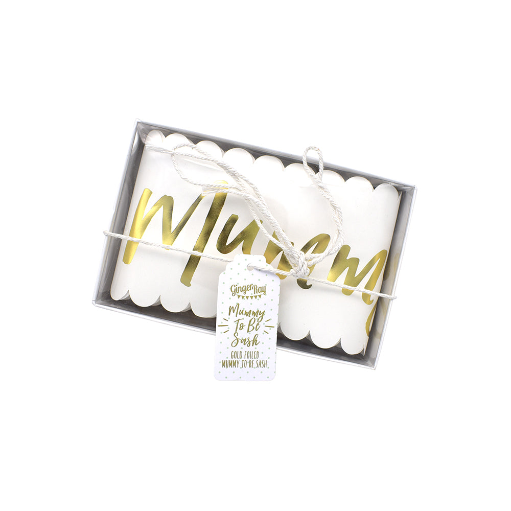 Mom-to-be sash