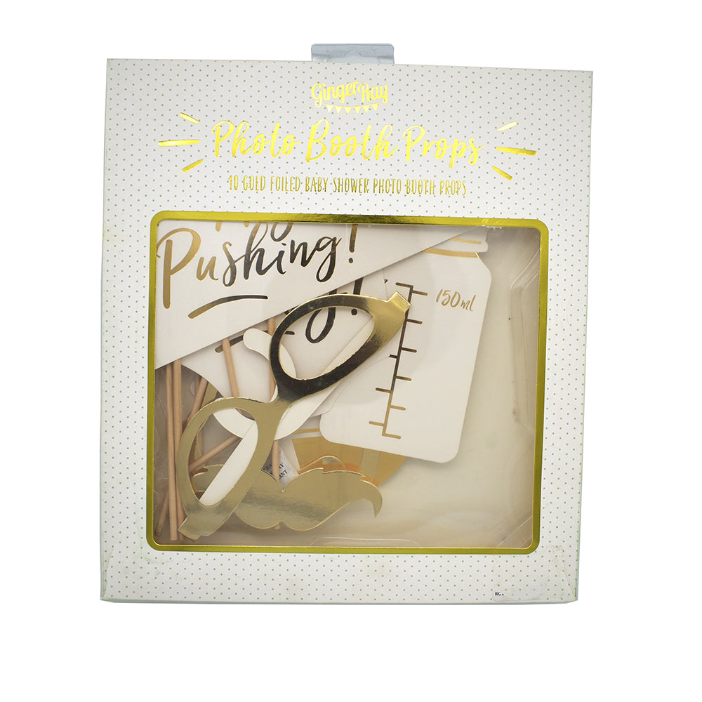 Baby shower photobooth props
