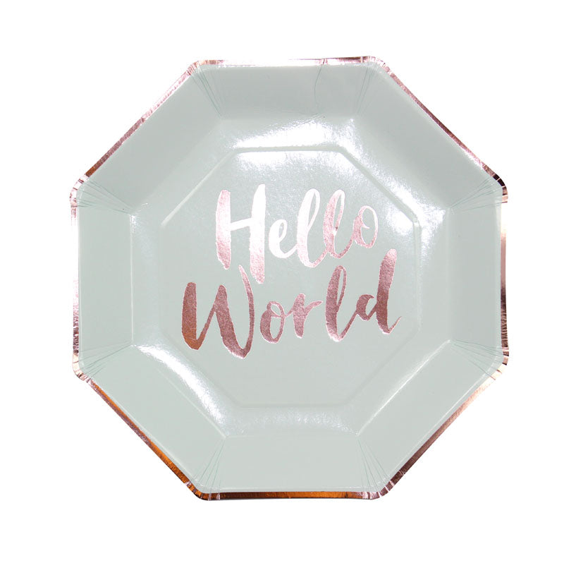 Hello World plates