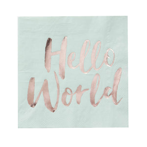 Hello World serviettes