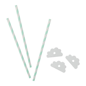 Hello World straws