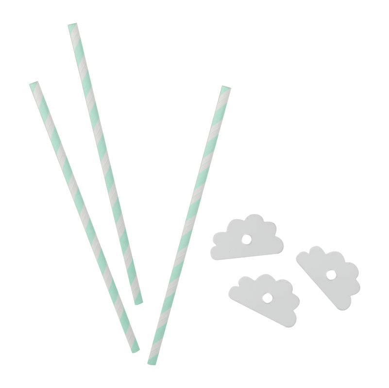 Hello World straws