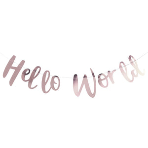Hello World banner