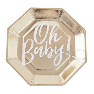 Oh Baby plates