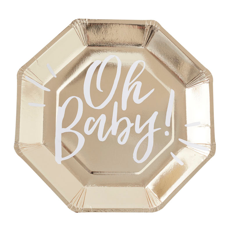 Oh Baby plates