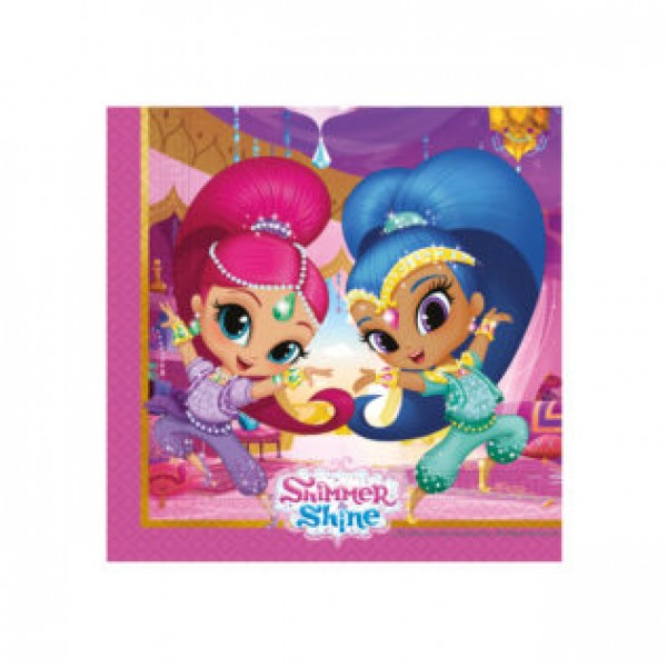 Shimmer & Shine serviettes