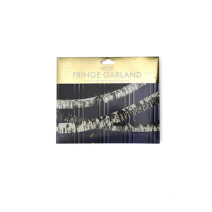 Silver fringe bunting/garland