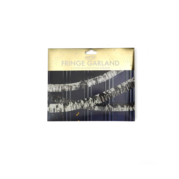 Silver fringe bunting/garland