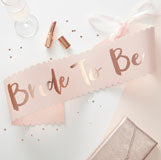 Bride to be sash