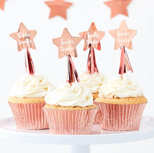 Twinkle cupcake toppers