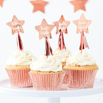 Twinkle cupcake toppers