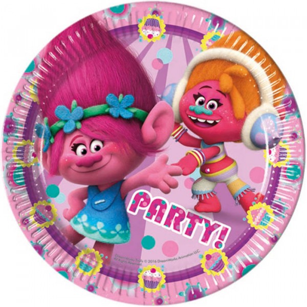 Trolls plates