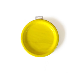 Yellow paper plates